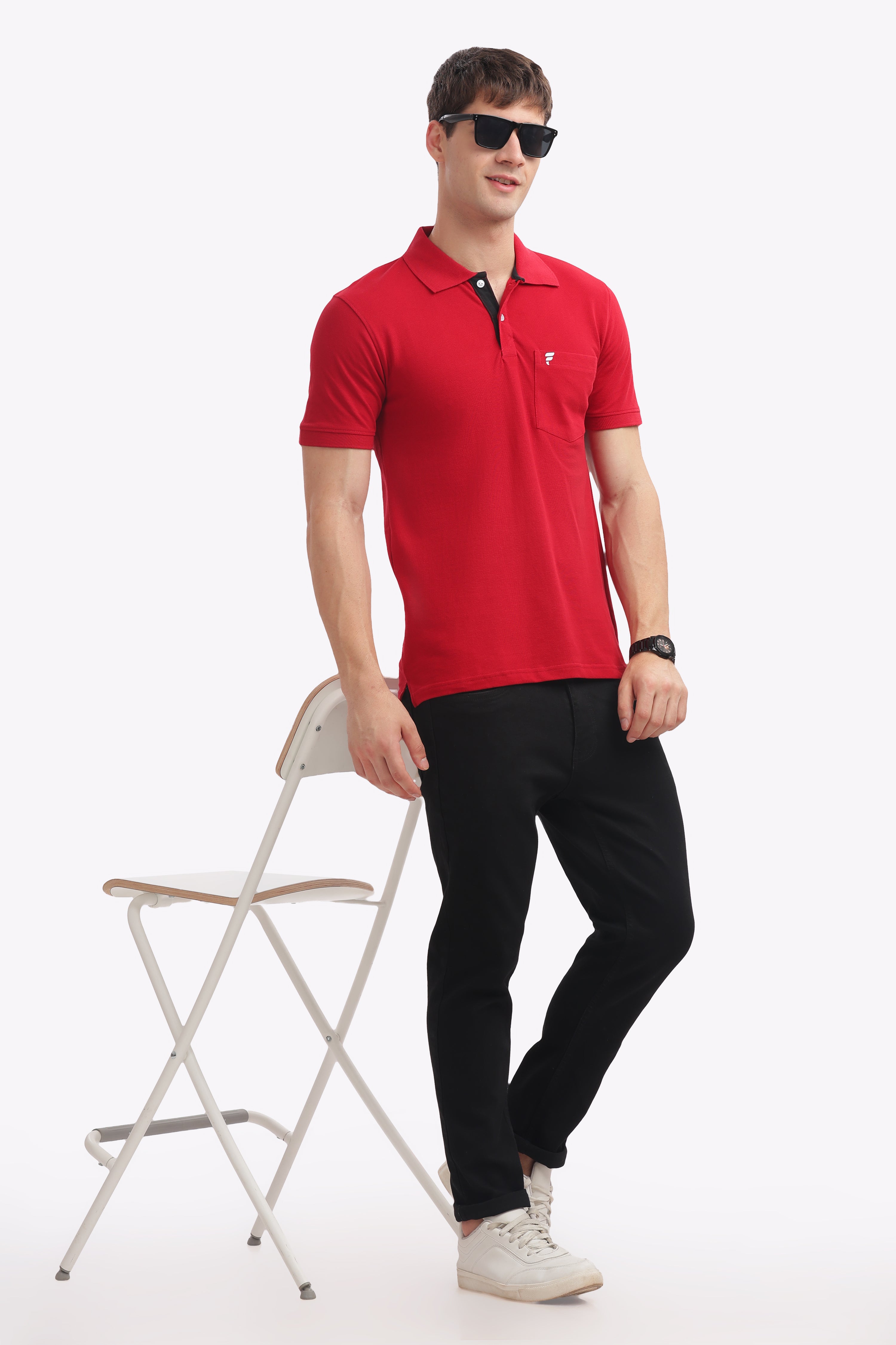 Combo Pack of 3 Men’s Cotton Collared T-Shirts | Premium Soft Polo | Breathable Everyday Wear