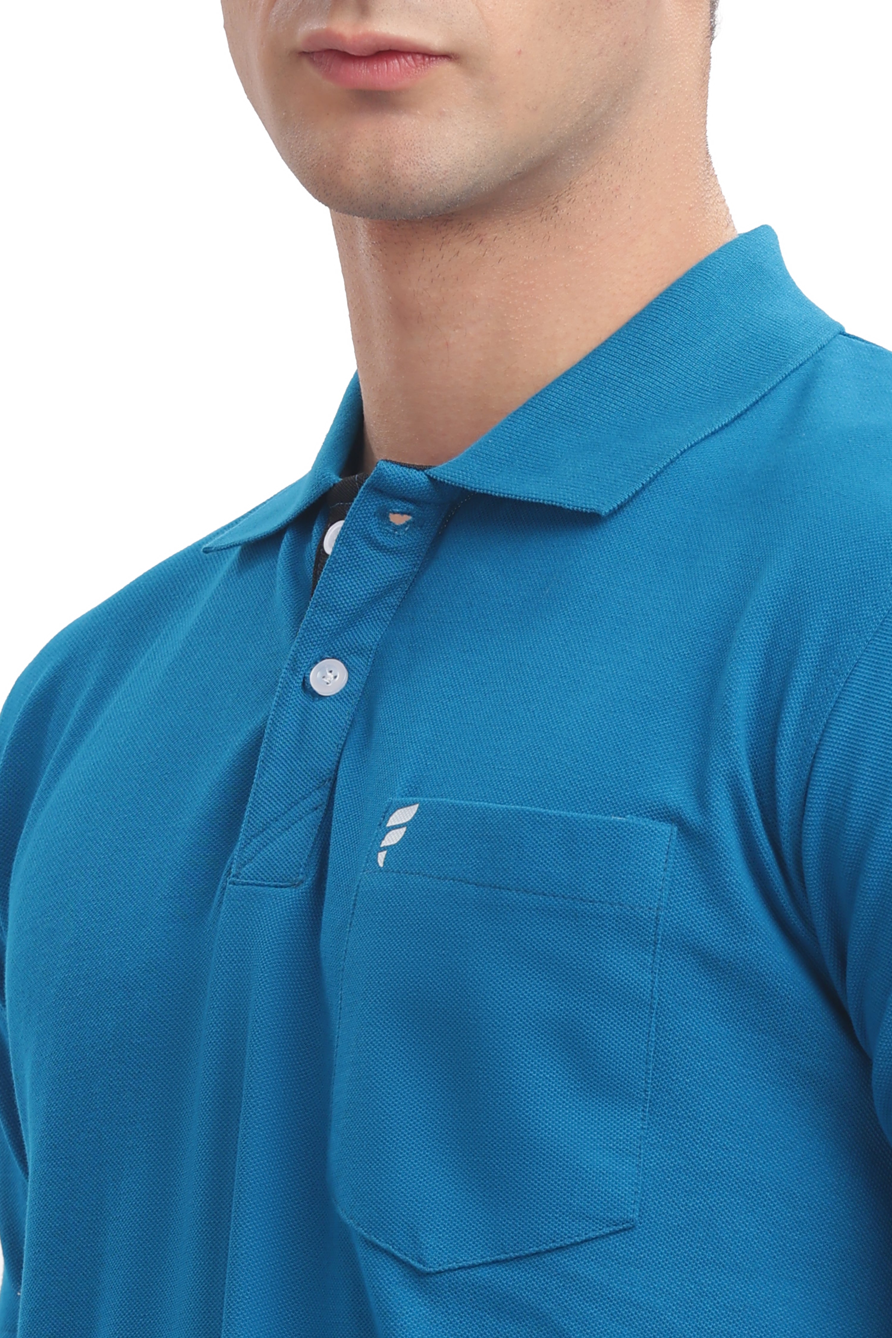 Men’s Cotton Polo T-Shirt – Ink Blue | Premium Soft Cotton