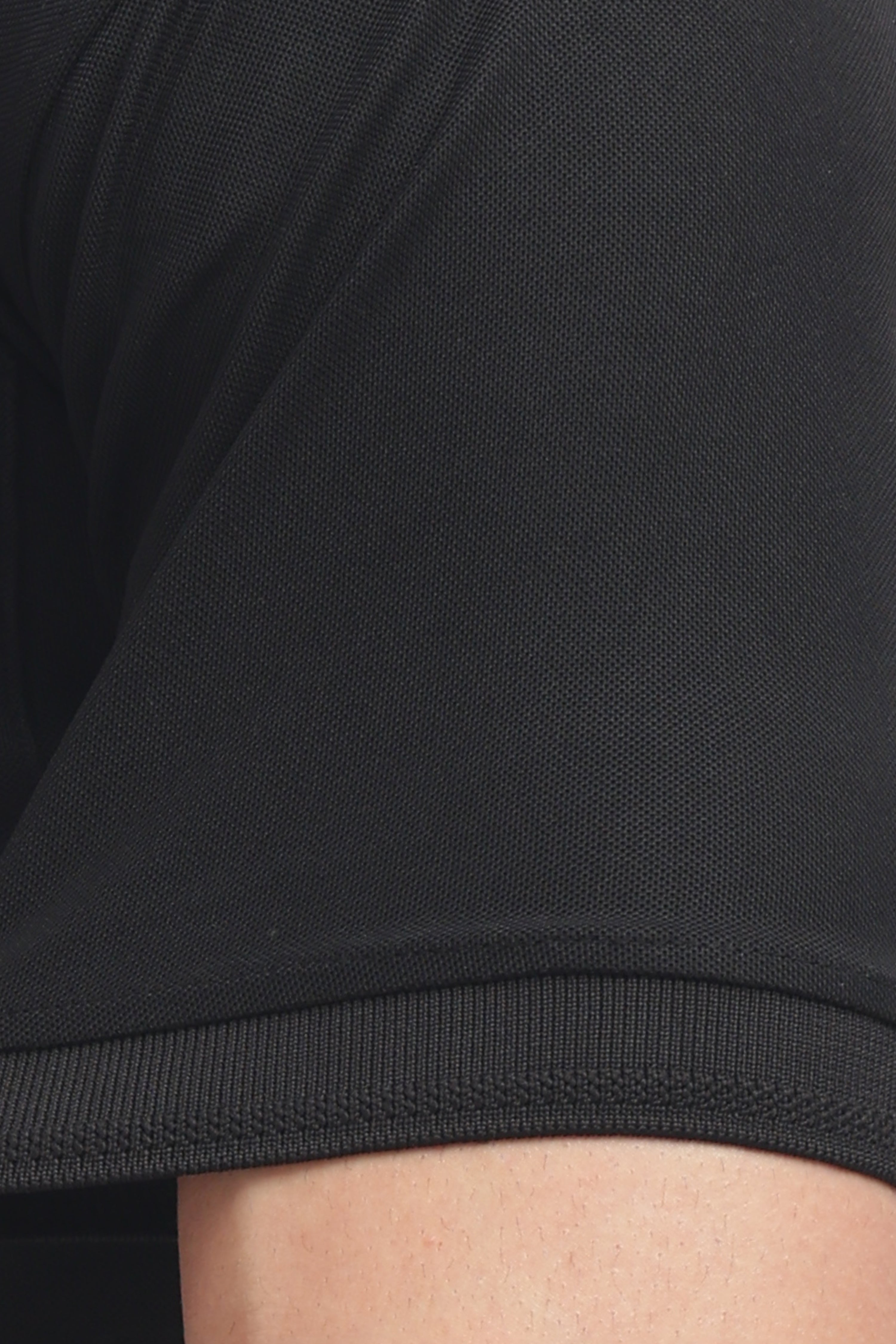 Men's Collar T-Shirt ( Black )