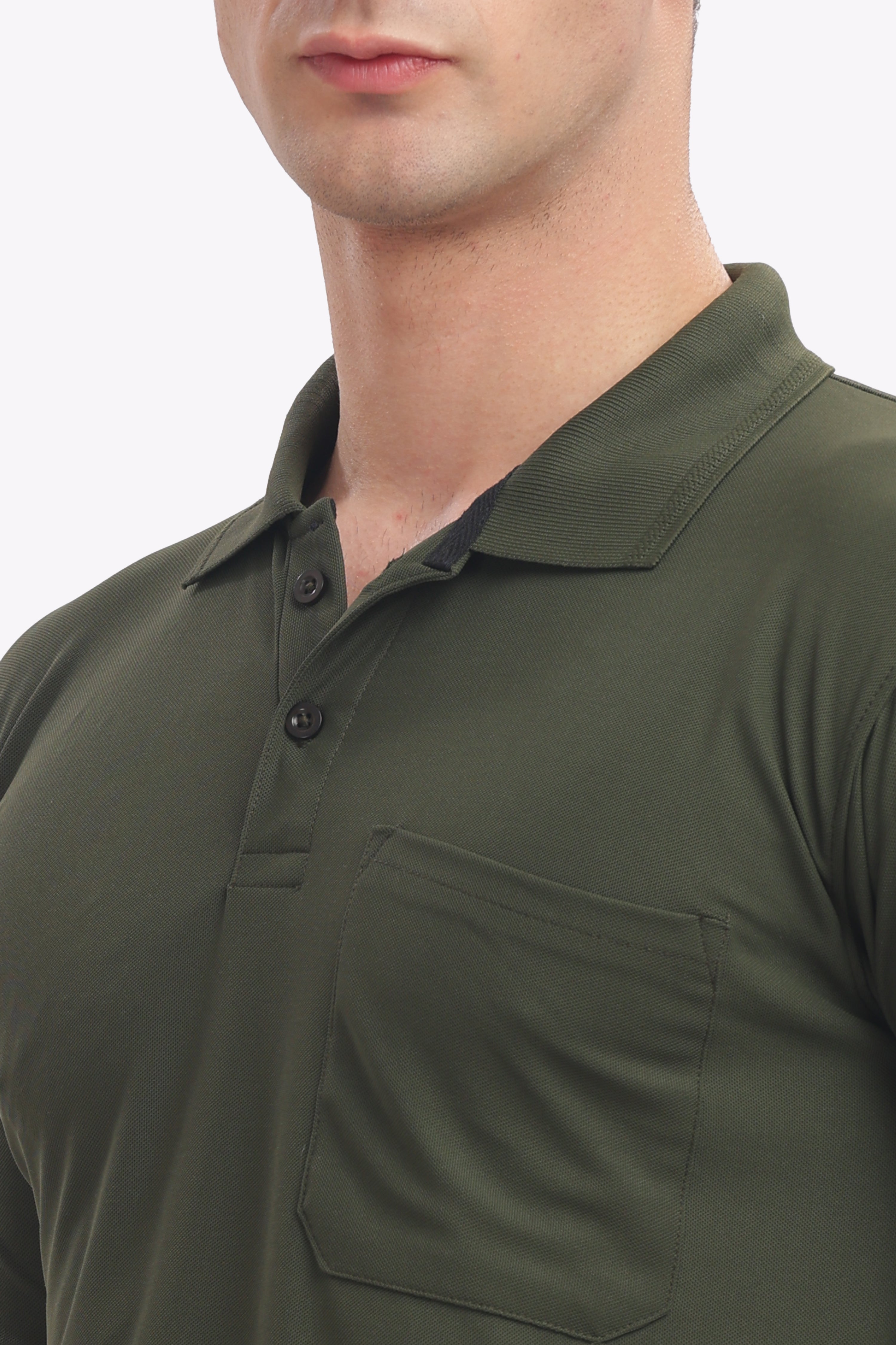 Men’s Cotton Collared Polo T-Shirt –  Green | Classic Fit, Everyday Comfort