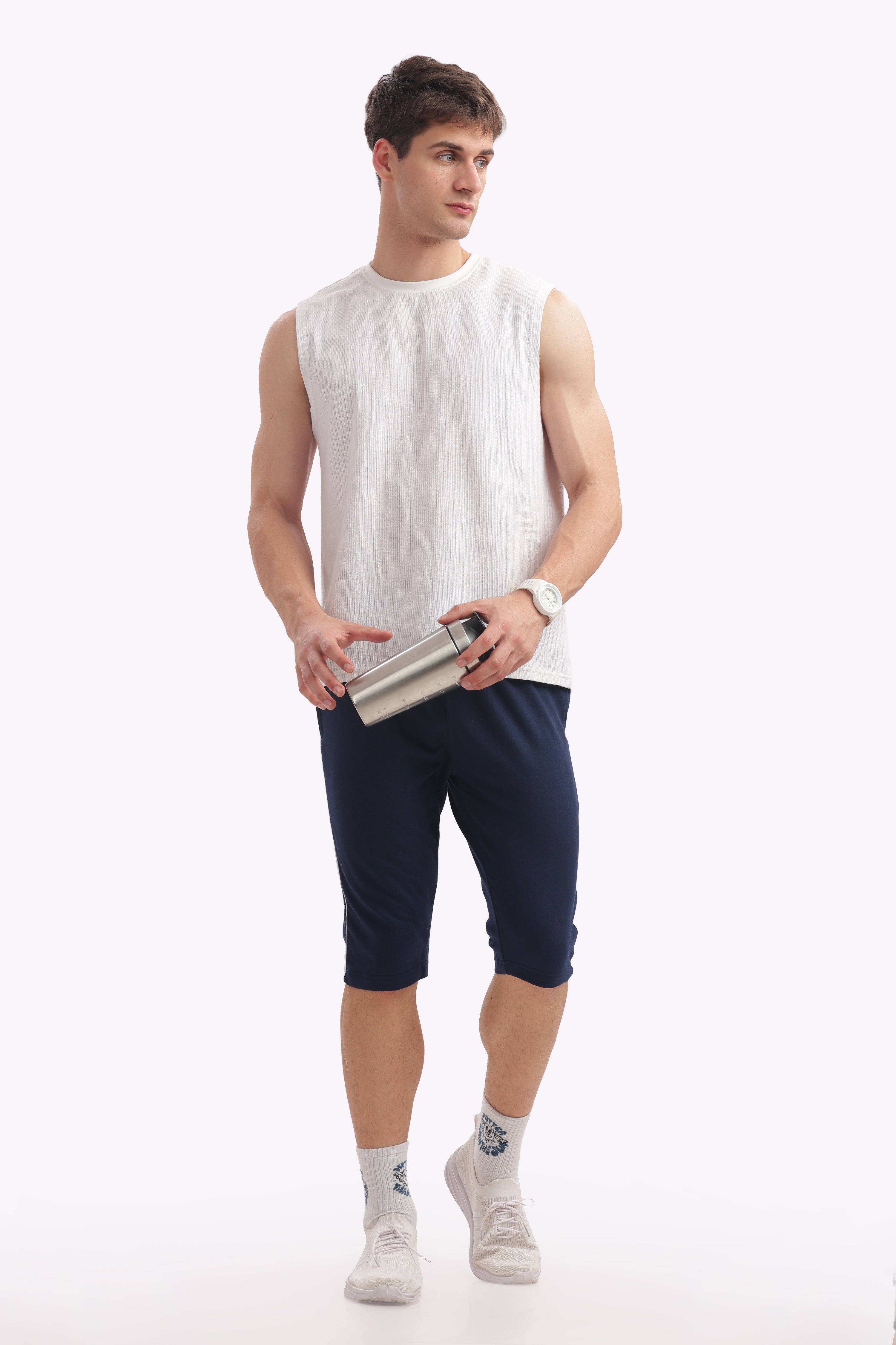 Cotton 3/4th Shorts - Combo Pack - 5 pcs