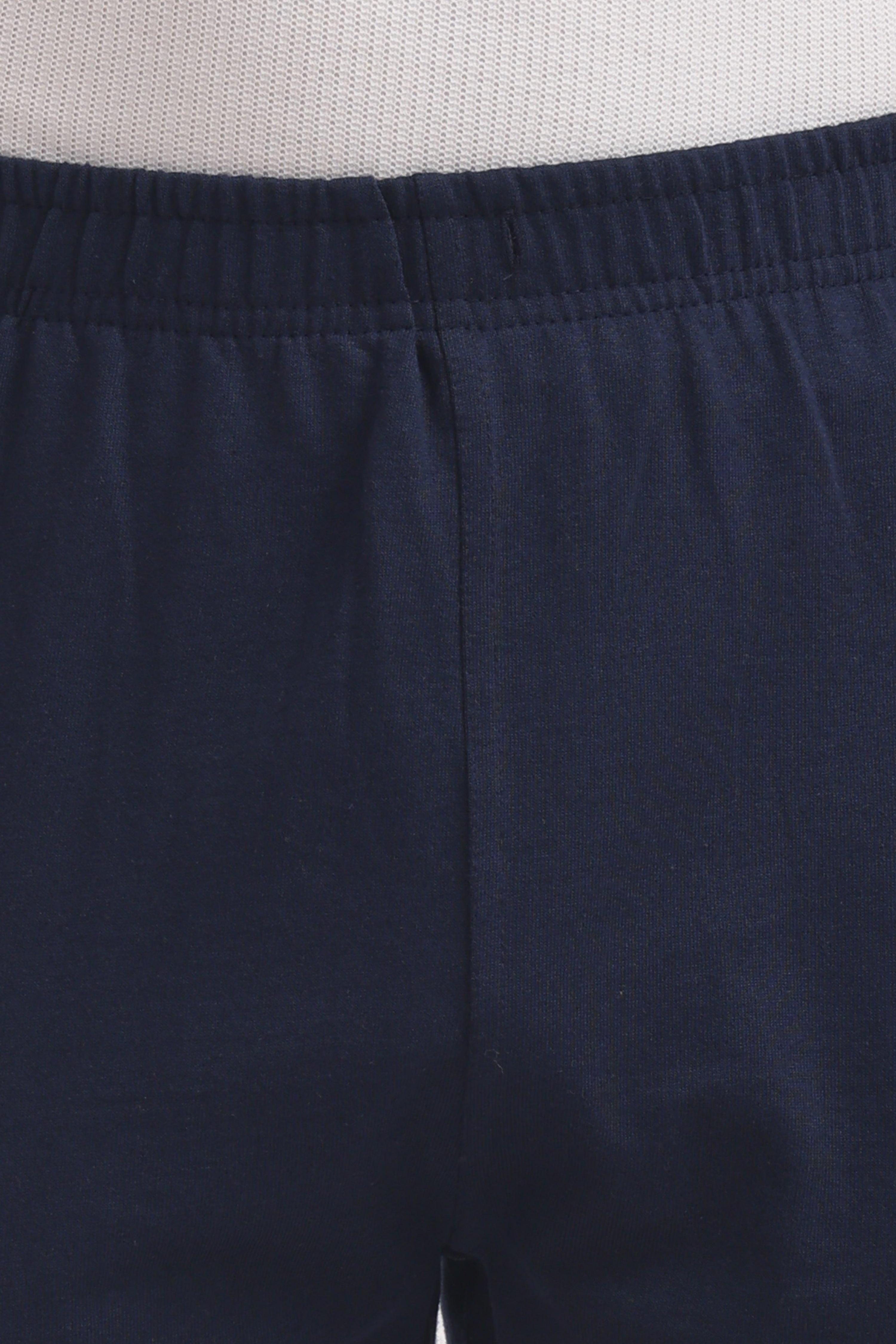 Men’s Cotton 3/4th Shorts – Navy | Casual Knee-Length Shorts
