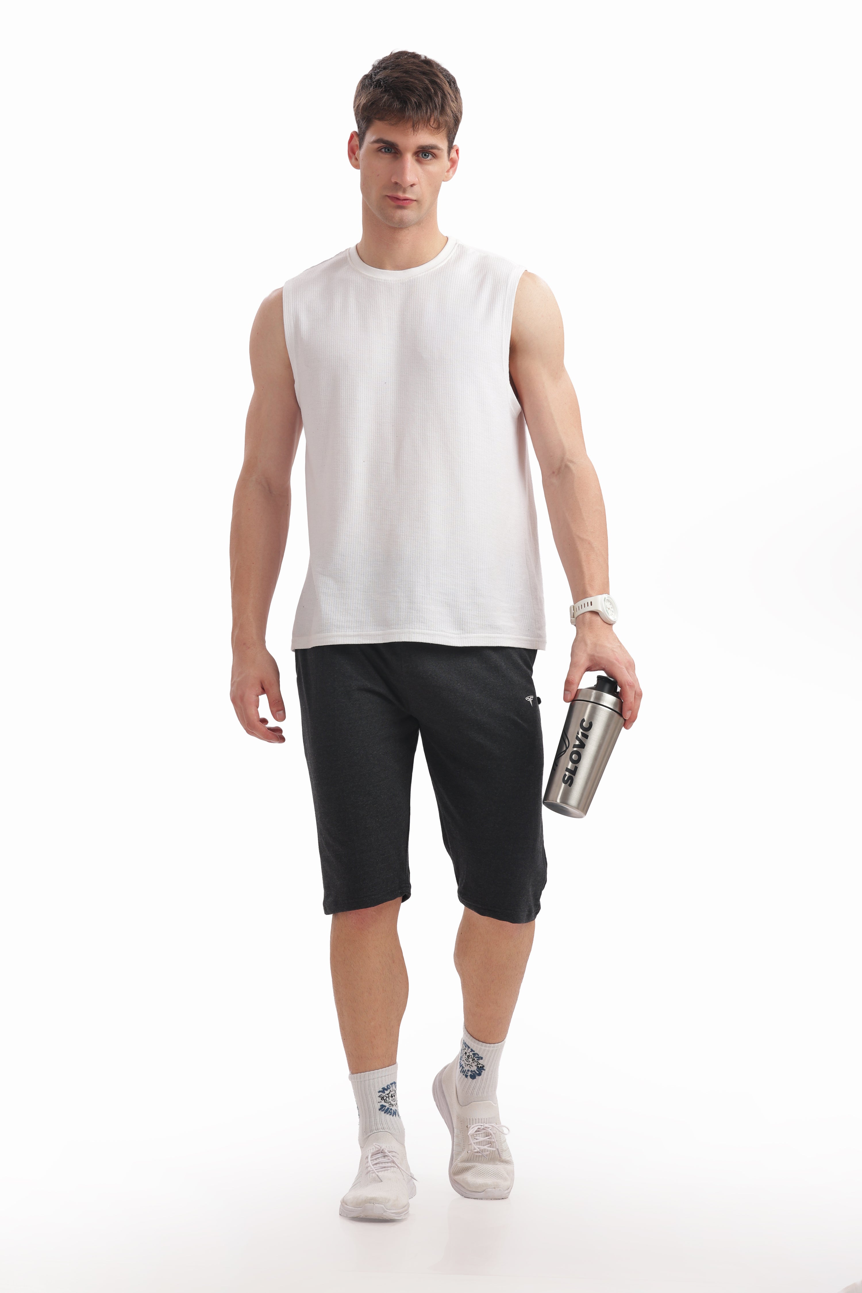 Cotton 3/4th Shorts - Combo Pack - 5 pcs