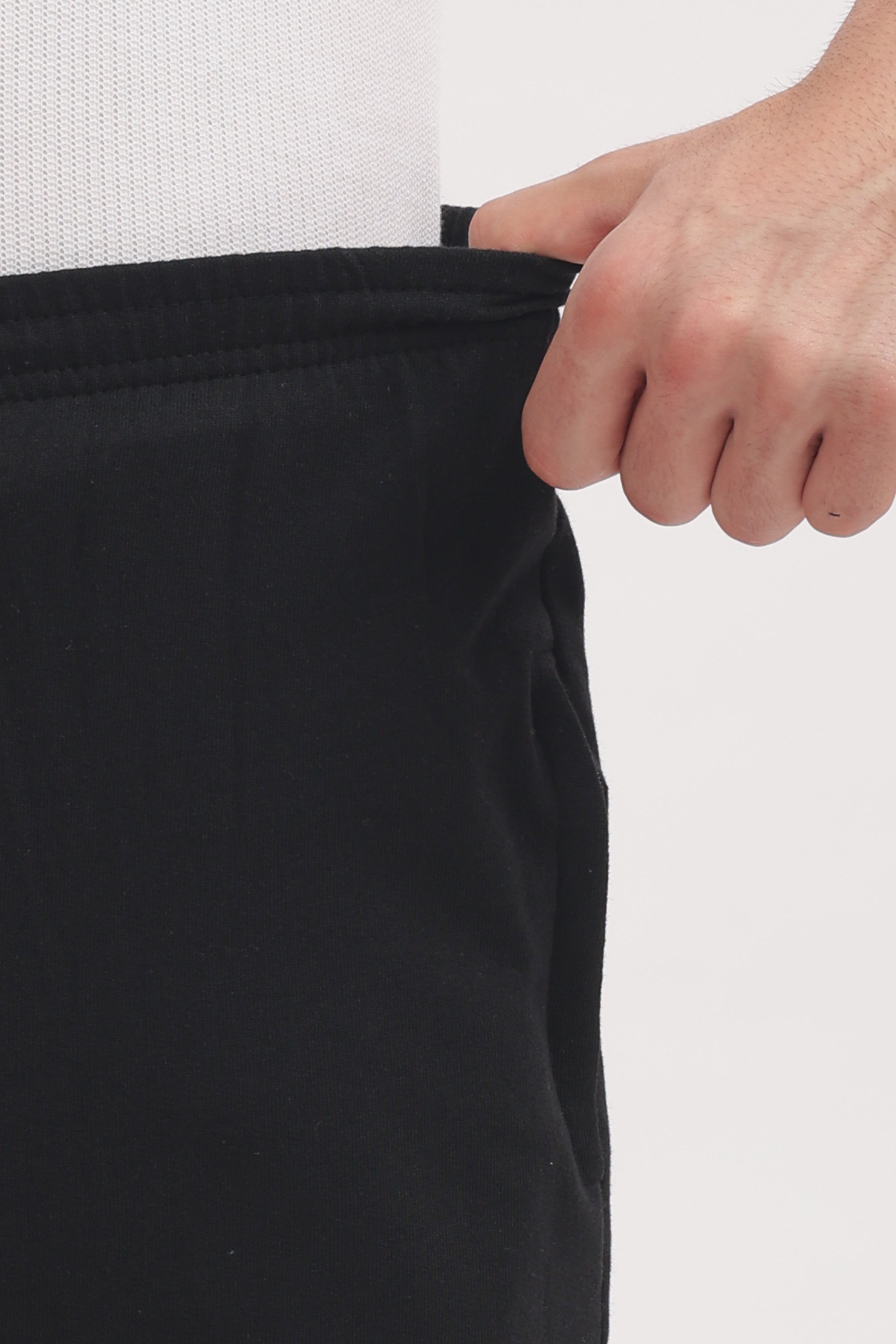 Men’s Premium Black Cotton Shorts – Soft, Lightweight, and Durable Everyday Wear