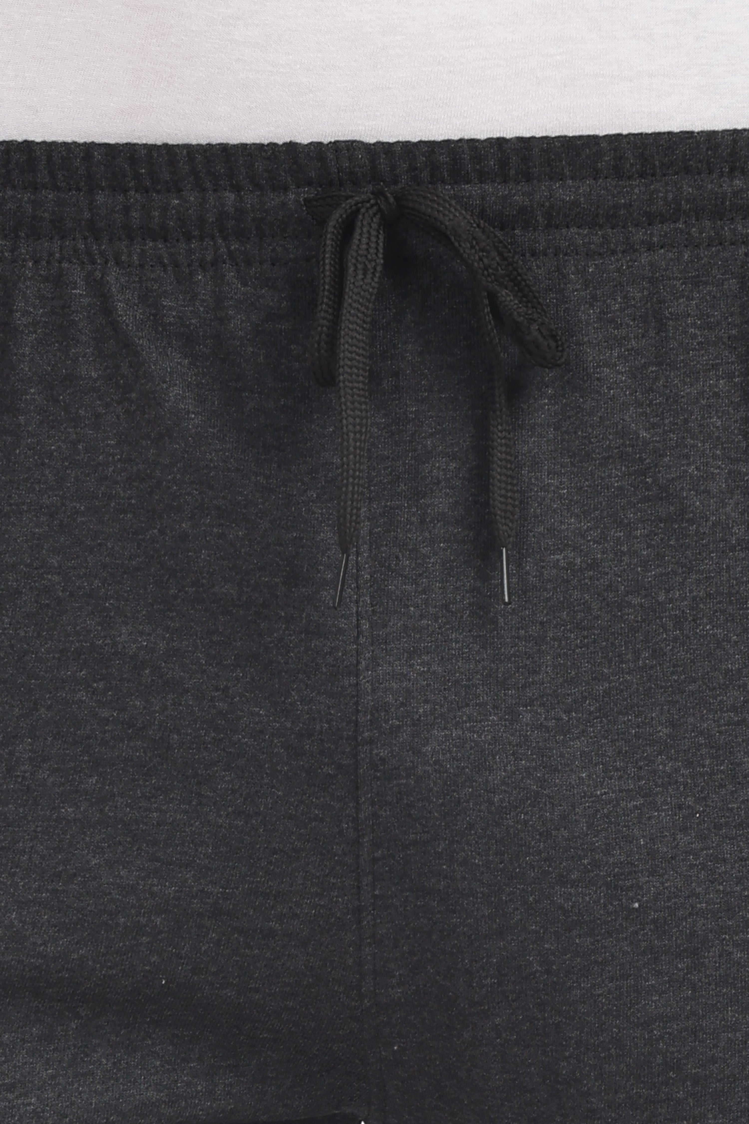Men’s Black Melange Cotton Shorts – Plus Size (46, 48, 50) | Textured Look, Premium Cotton Comfort