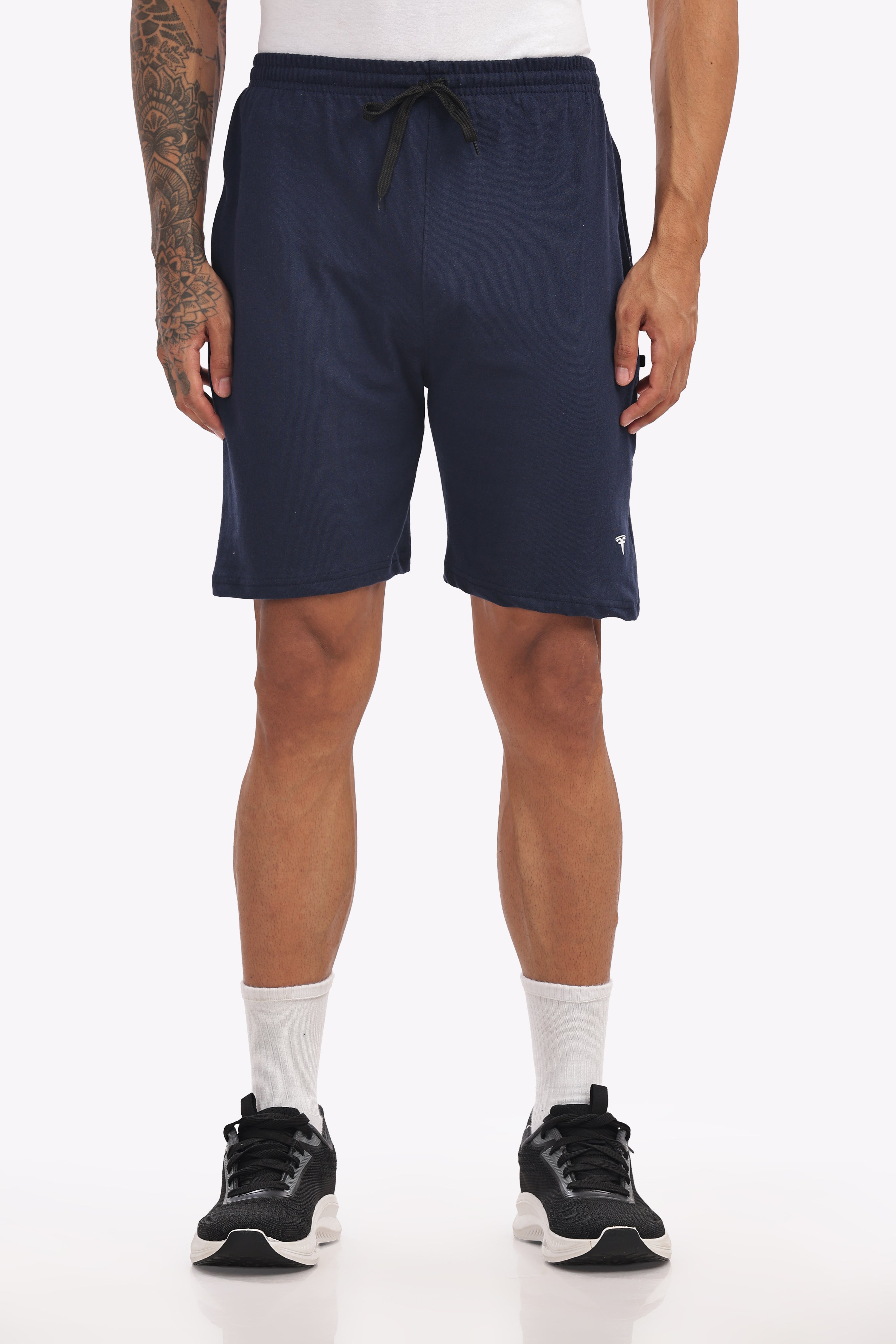 Men’s Premium Navy Cotton Shorts – Plus Size (46, 48, 50) | Soft, Breathable & Durable Everyday Wear
