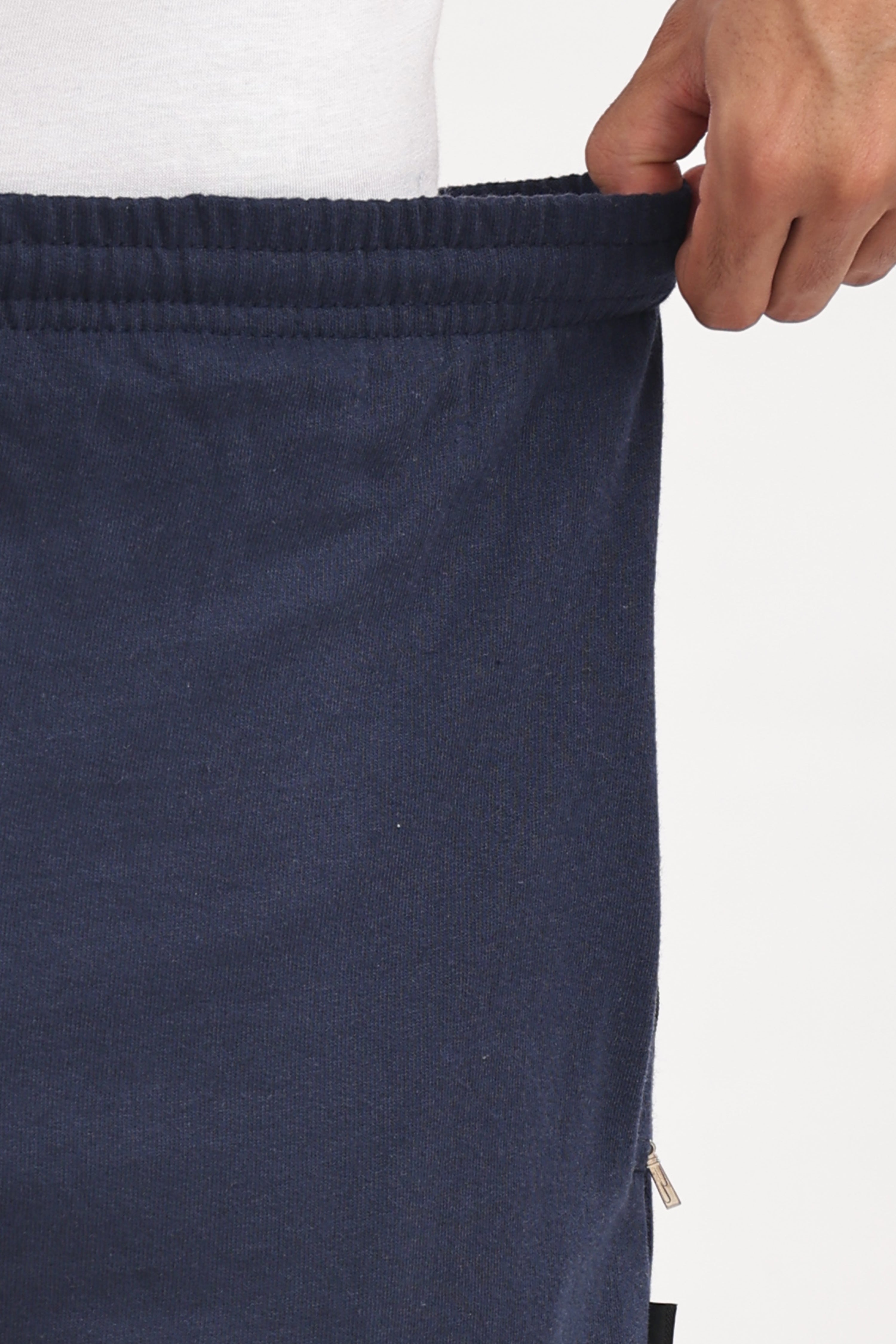 Men’s Premium Navy Cotton Shorts – Classic Fit, Breathable Fabric, Everyday Comfort