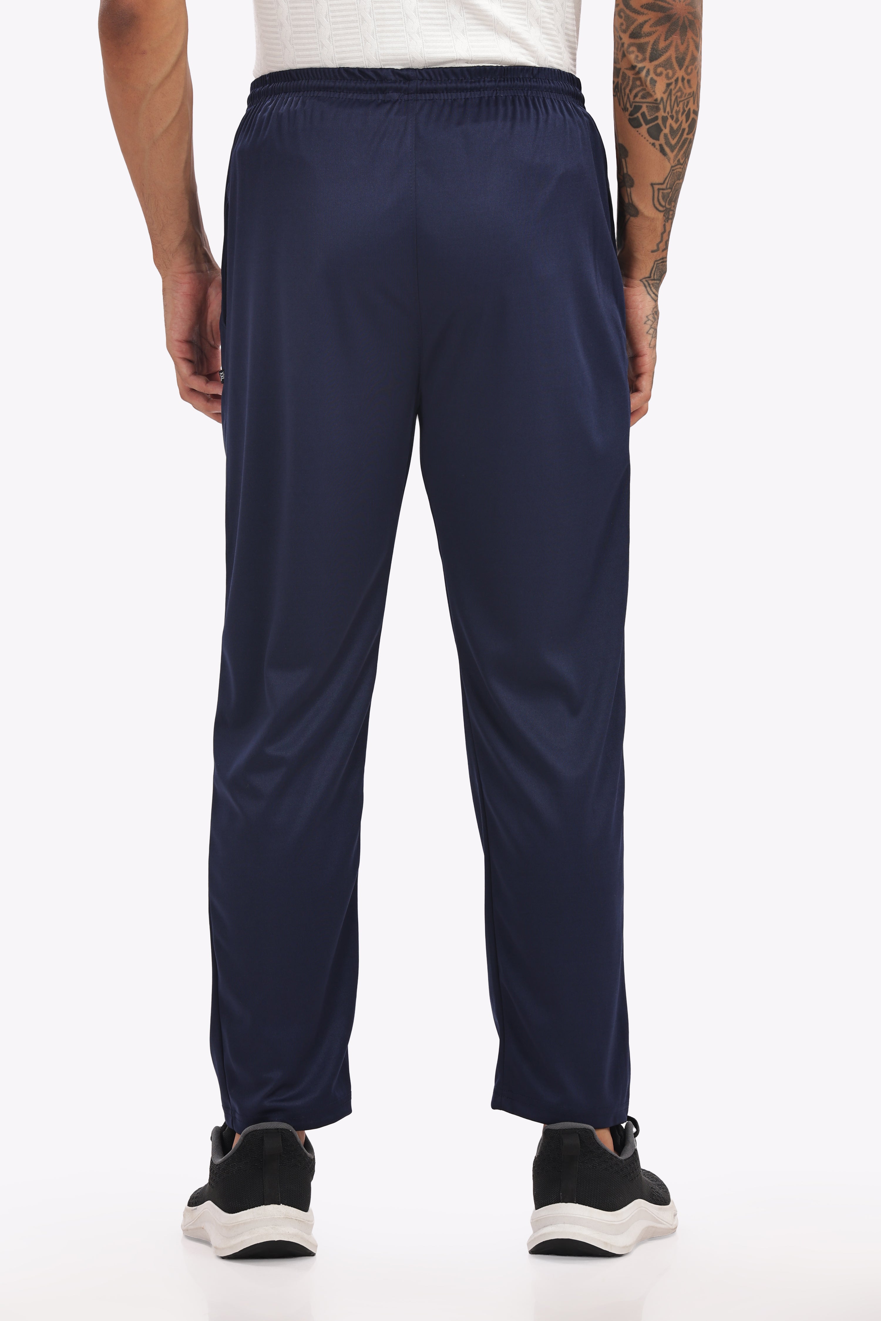 Men’s Cotton Track Pants – Navy | Regular Fit | 200 GSM Soft & Breathable Fabric