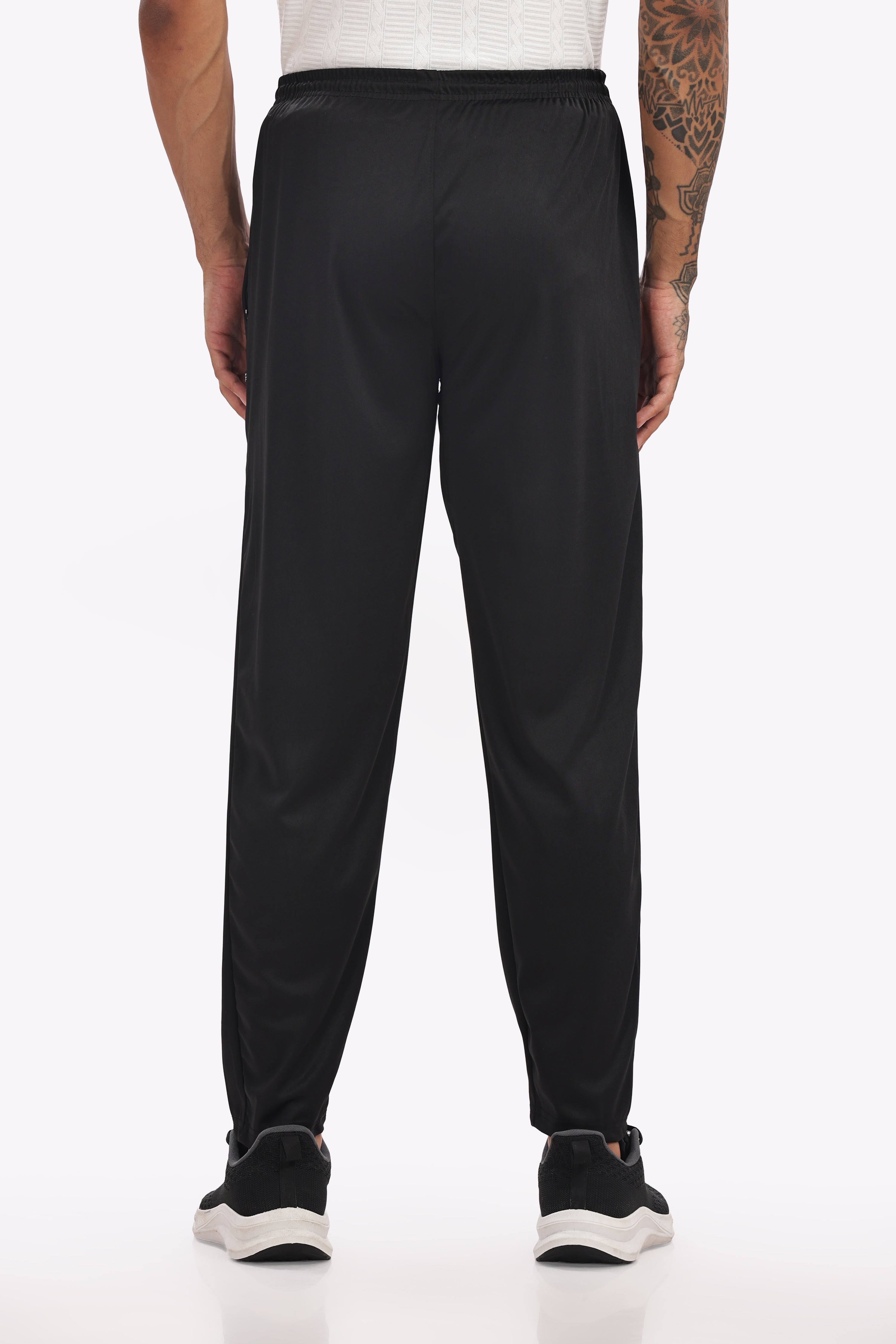 Men’s Cotton Track Pant – Black | Everyday Comfort Fit Joggers for Gym & Casual Wear