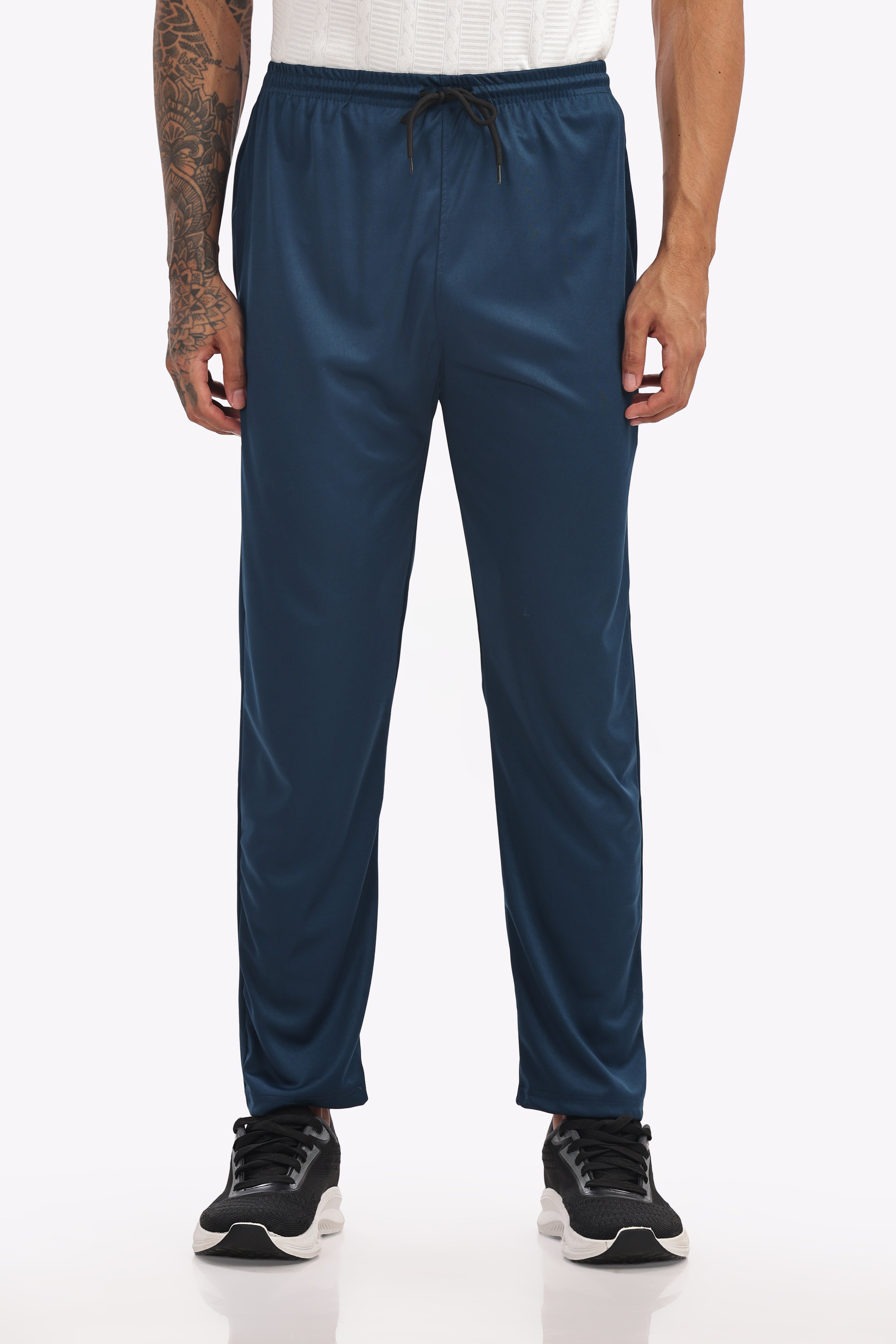 Men’s Blue Lycra Track Pant – Calm, Cool & Effortlessly Stylish