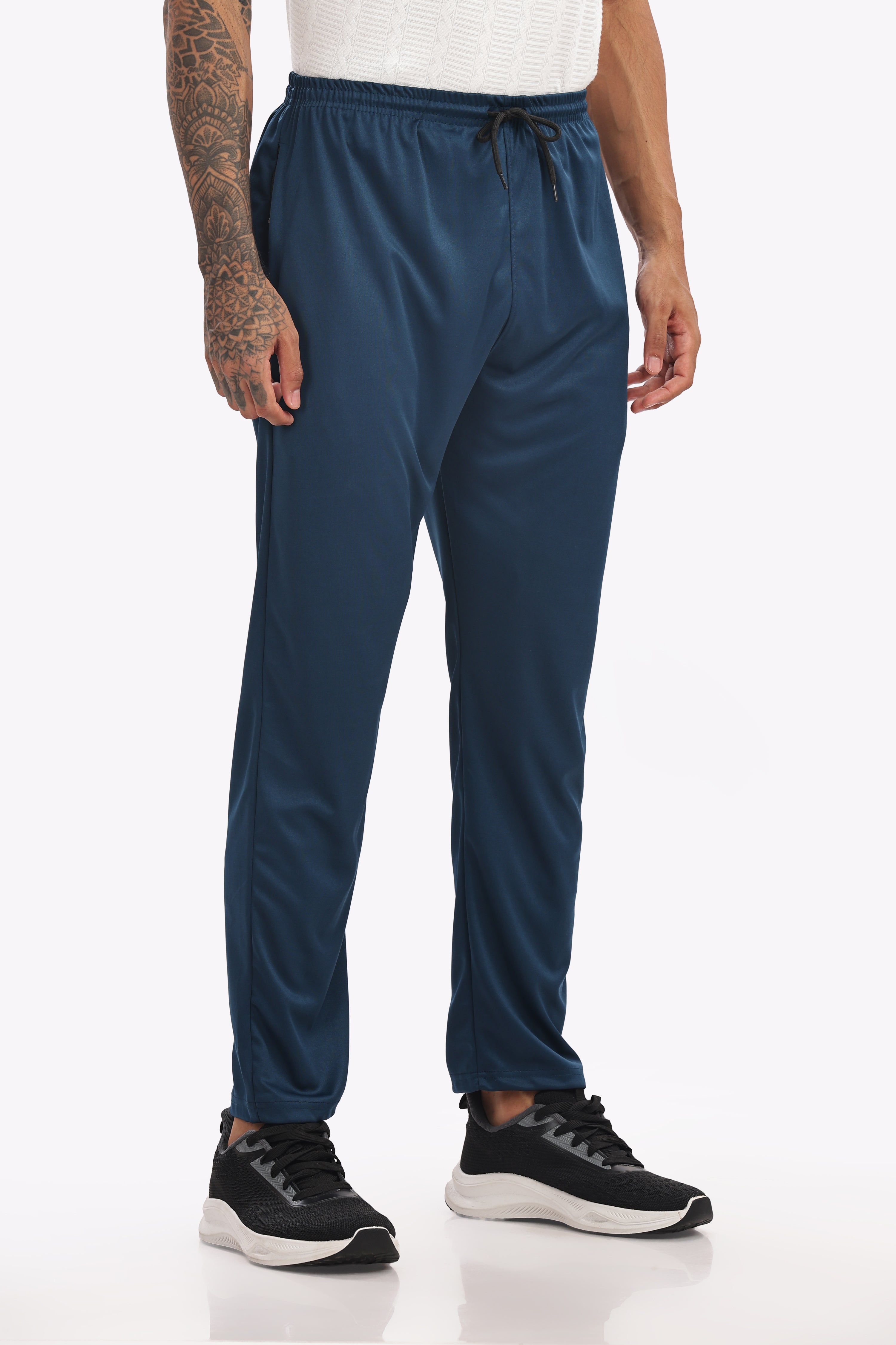 Men’s Navy Lycra Track Pant – Smart, Sporty & Stylish