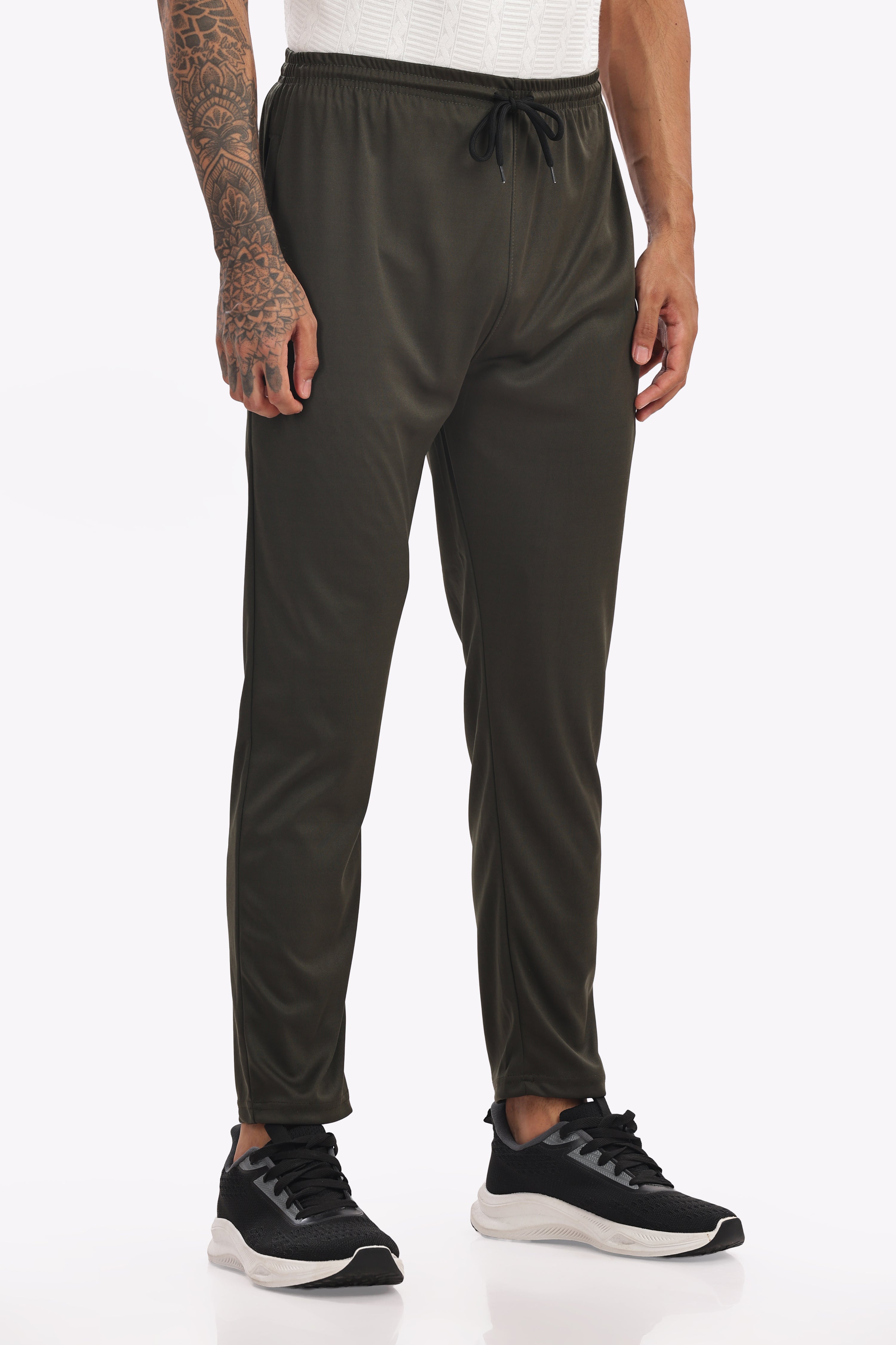 Men’s Alive Green Lycra Track Pant – Bold, Energetic & Trend-Forward