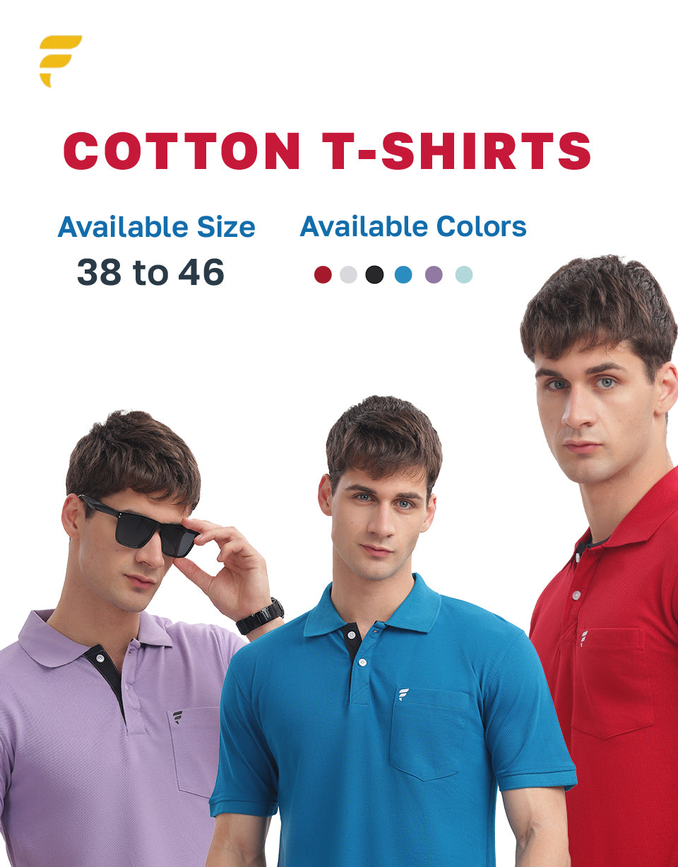 Men’s Black Cotton Collared T-Shirt | Timeless Polo for Every Occasion