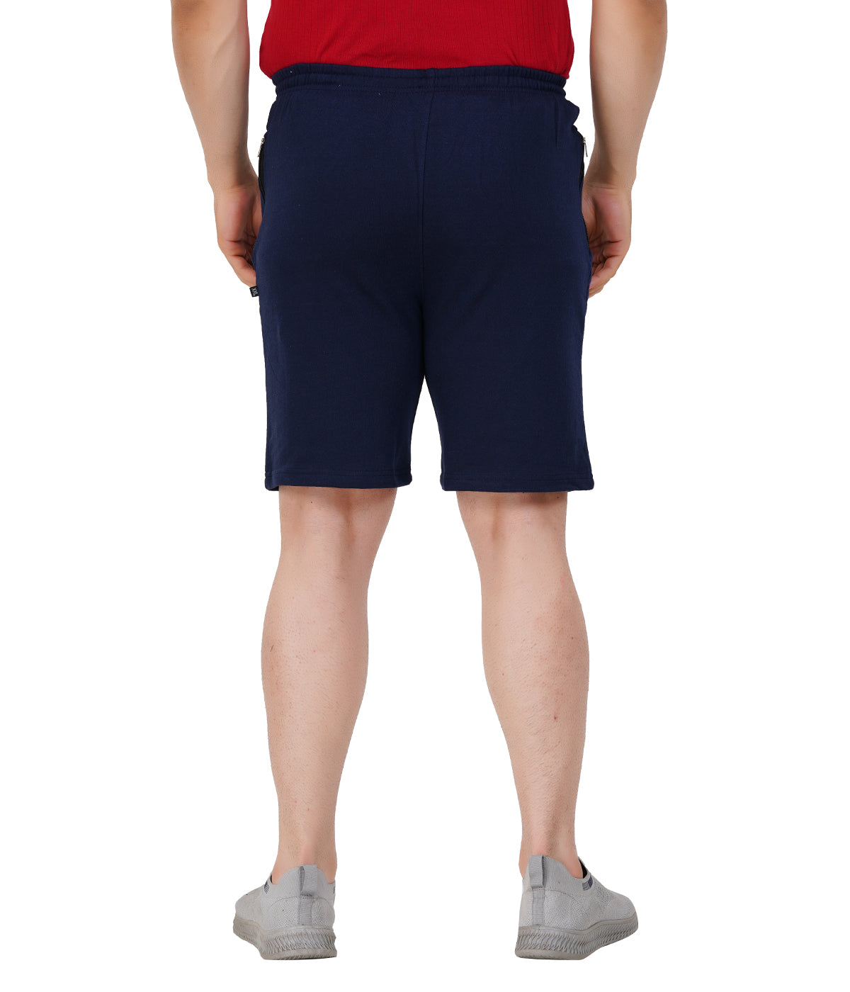 Men’s Cotton Shorts – Plus Size Navy