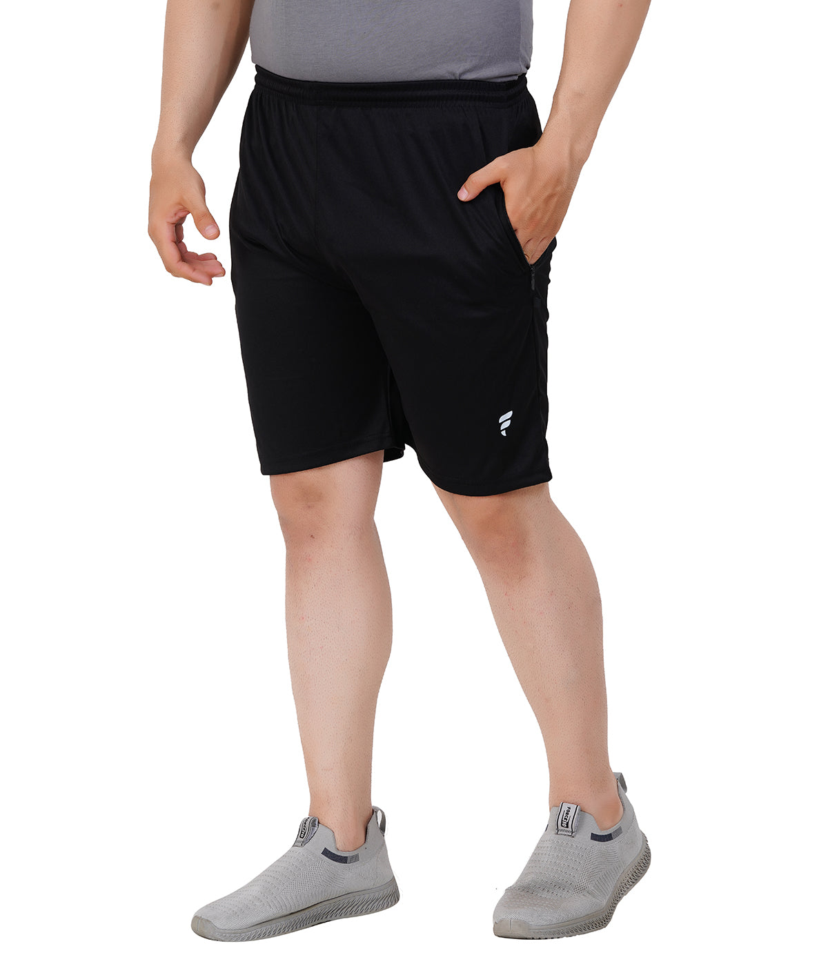 Men’s Cotton Shorts – Oversized Black (49–51)